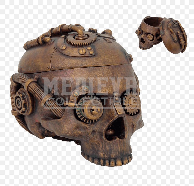 Skull Steampunk Calavera Science Fiction Box, PNG, 788x788px, Skull, Bone, Box, Calavera, Clockwork Download Free