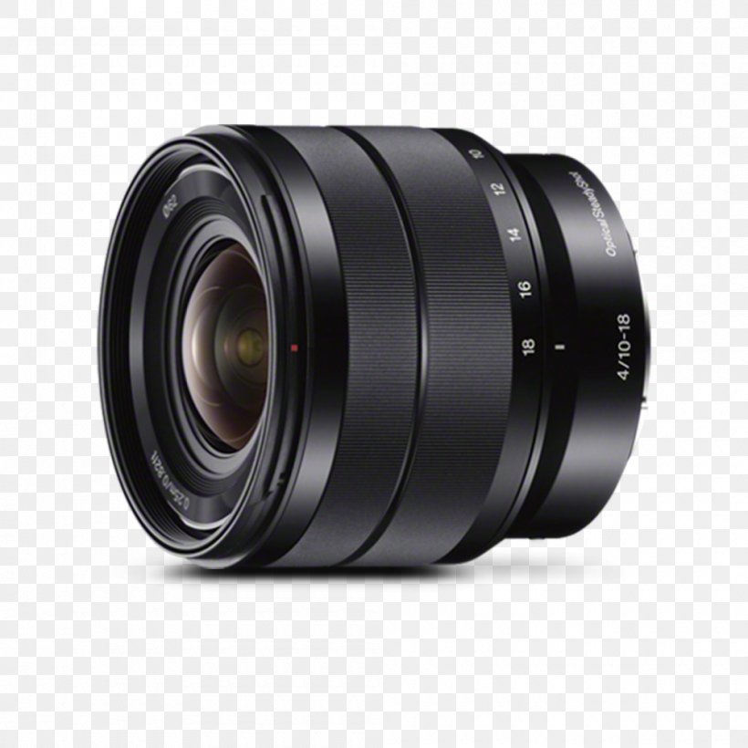 Sony α6000 Sony E-mount Wide-angle Lens Sony Wide-Angle Zoom 10-18mm F/4.0 OSS Zoom Lens, PNG, 1000x1000px, Sony Emount, Angle Of View, Apsc, Camera, Camera Accessory Download Free