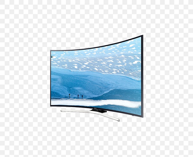 4K Resolution Smart TV Ultra-high-definition Television Samsung LED-backlit LCD, PNG, 740x669px, 4k Resolution, Advertising, Computer Monitor, Computer Monitor Accessory, Curved Download Free
