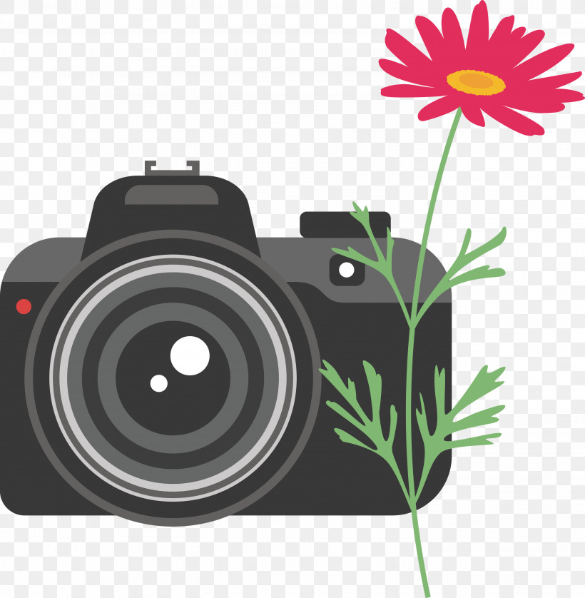 Camera Flower, PNG, 2933x3000px, Camera, Camera Lens, Digital Camera, Flower, Lens Download Free