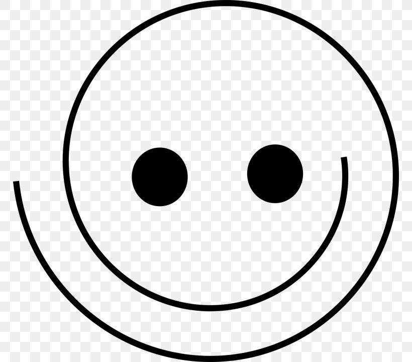 Smiley Emoticon Happiness Clip Art, PNG, 768x720px, Smiley, Area, Black, Black And White, Emoticon Download Free