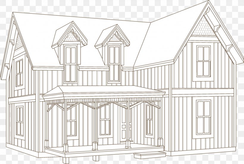 Victorian Architecture Folk Victorian House, PNG, 2903x1952px, Architecture, Architectural Plan, Architectural Style, Area, Black And White Download Free