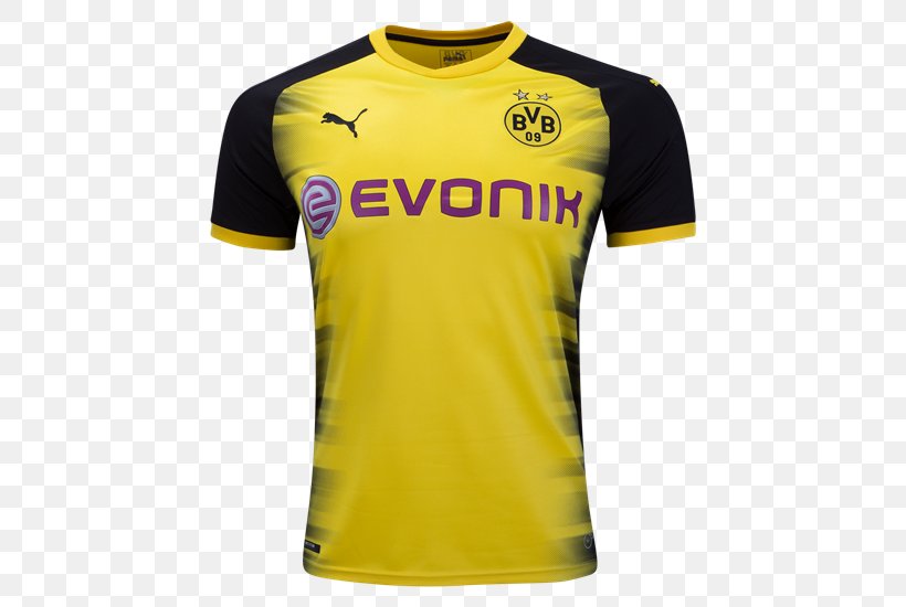 2017–18 UEFA Champions League Borussia Dortmund 2016–17 UEFA Champions League Jersey Football, PNG, 550x550px, Borussia Dortmund, Active Shirt, Brand, Christian Pulisic, Clothing Download Free