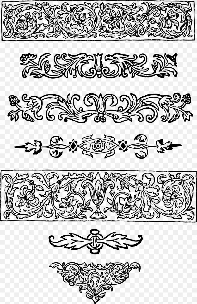 Drawing Ornament Mosaic Clip Art, PNG, 2306x3566px, Drawing, Area, Art, Black, Black And White Download Free