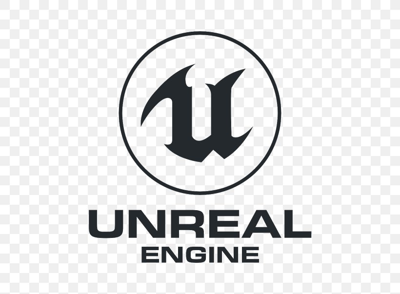 Logo Unreal Engine 4 Epic Games, PNG, 530x603px, 3d Computer Graphics, Logo, Area, Black And White, Brand Download Free