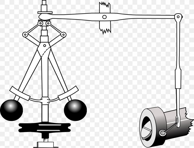 Centrifugal Governor Centrifugal Force Mechanics Invention Mechanism, PNG, 1280x982px, Centrifugal Governor, Area, Black And White, Centrifugal Force, Drawing Download Free