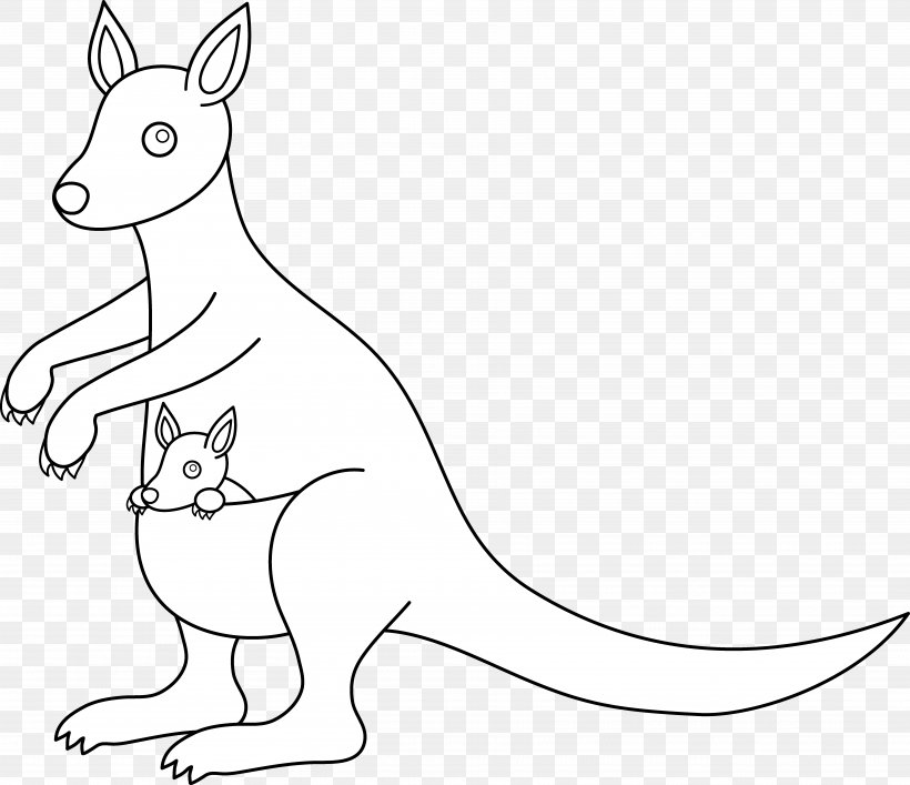 Red Kangaroo Eastern Grey Kangaroo Antilopine Kangaroo Western Grey Kangaroo, PNG, 6956x6001px, Red Kangaroo, Animal Figure, Antilopine Kangaroo, Artwork, Black And White Download Free