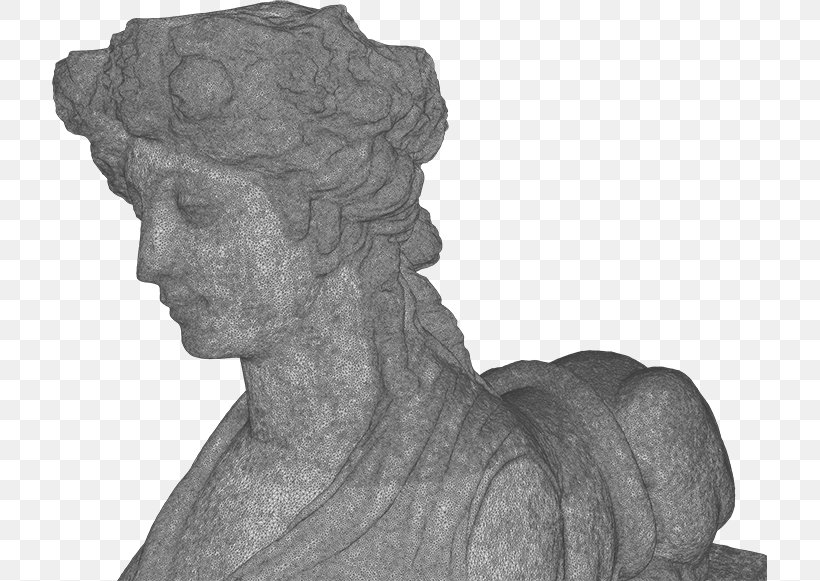 Statue Classical Sculpture Stone Carving Figurine, PNG, 715x581px, Statue, Art, Artwork, Black And White, Bust Download Free