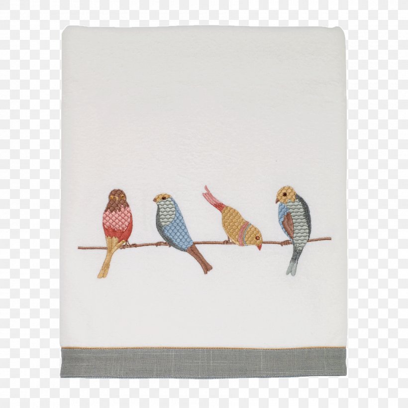 Towel Linens Parakeet Textile Rectangle, PNG, 1800x1800px, Towel, Beak, Bird, Bird On A Wire, Bird On The Wire Download Free