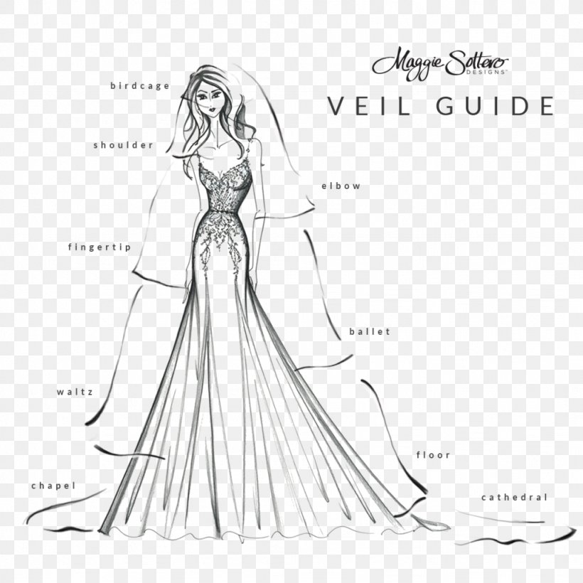 Wedding Dress Veil Bride, PNG, 1024x1024px, Watercolor, Cartoon, Flower, Frame, Heart Download Free