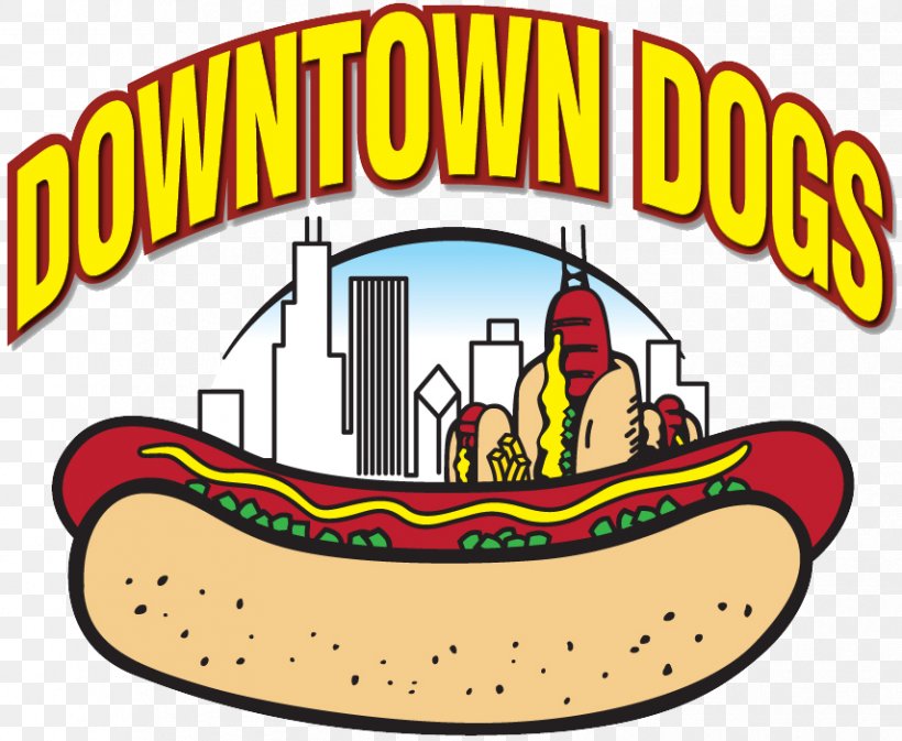 Chicago-style Hot Dog Downtown Dogs Clip Art, PNG, 855x702px, Hot Dog, Artwork, Chicago, Chicagostyle Hot Dog, Cuisine Download Free