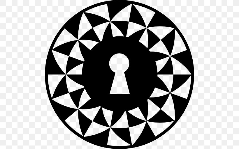 Circle Disk Shape Triangle, PNG, 512x512px, Disk, Area, Black, Black And White, Keyhole Download Free