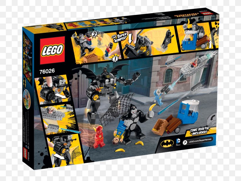 LEGO 76026 DC Comics Super Heroes Gorilla Grodd Goes Bananas Amazon.com Lego Batman 2: DC Super Heroes Lego Super Heroes, PNG, 800x616px, Gorilla Grodd, Amazoncom, Batman, Gotham City, Lego Download Free