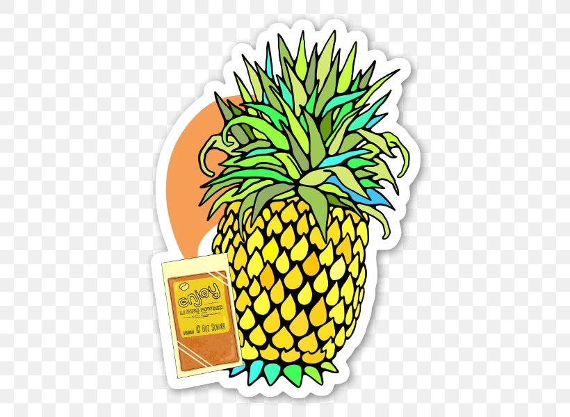 Pineapple Dole Food Company Sticker Li Hing Mui Clip Art, PNG, 440x600px, Pineapple, Art, Car, Com, Designer Download Free
