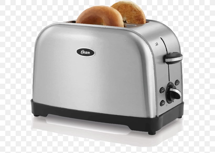Toaster Sunbeam Products Oven Brushed Metal, PNG, 587x585px, Toast, Bagel Toast, Blender, Brushed Metal, Cooking Download Free