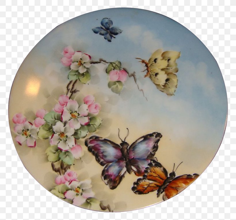 Butterfly Insect Pollinator Lilac Nymphalidae, PNG, 764x764px, Butterfly, Brush Footed Butterfly, Butterflies And Moths, Dishware, Insect Download Free