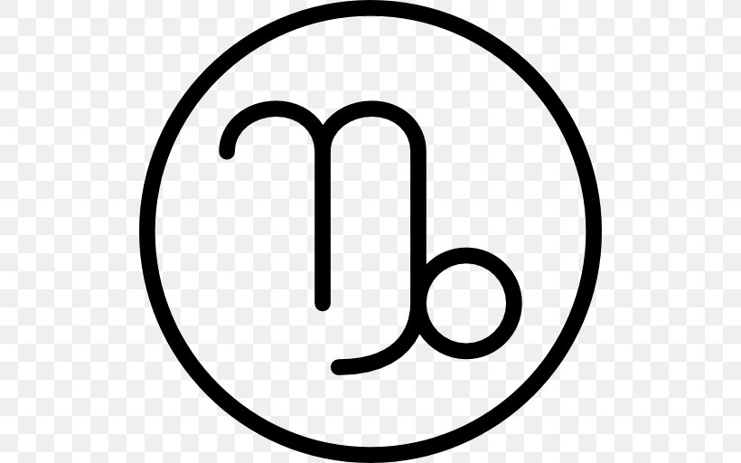 Capricorn Symbol Astrology Astrological Sign Zodiac, PNG, 512x512px, Capricorn, Apparent Retrograde Motion, Area, Aries, Astrological Sign Download Free