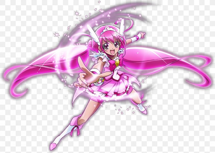 Miyuki Hoshizora Pretty Cure Yayoi Kise Urara Kasugano Nao Midorikawa, PNG, 870x621px, Watercolor, Cartoon, Flower, Frame, Heart Download Free
