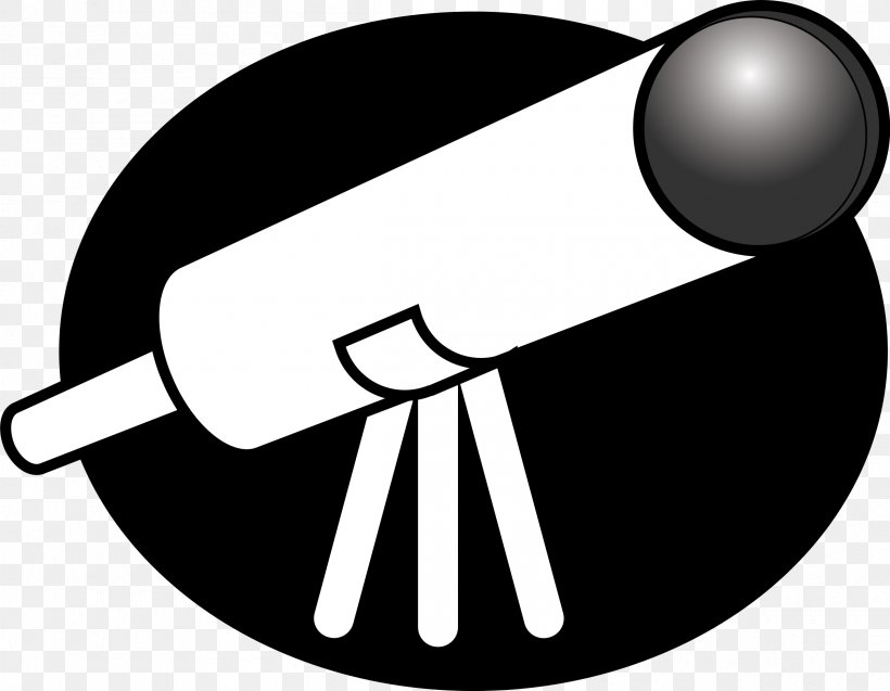 Small Telescope Clip Art, PNG, 2400x1867px, Small Telescope, Area, Artwork, Astronomy, Black And White Download Free