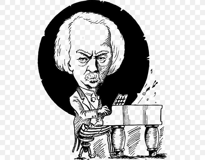 Ignacy Jan Paderewski Cartoon Caricature, PNG, 519x640px, Watercolor, Cartoon, Flower, Frame, Heart Download Free