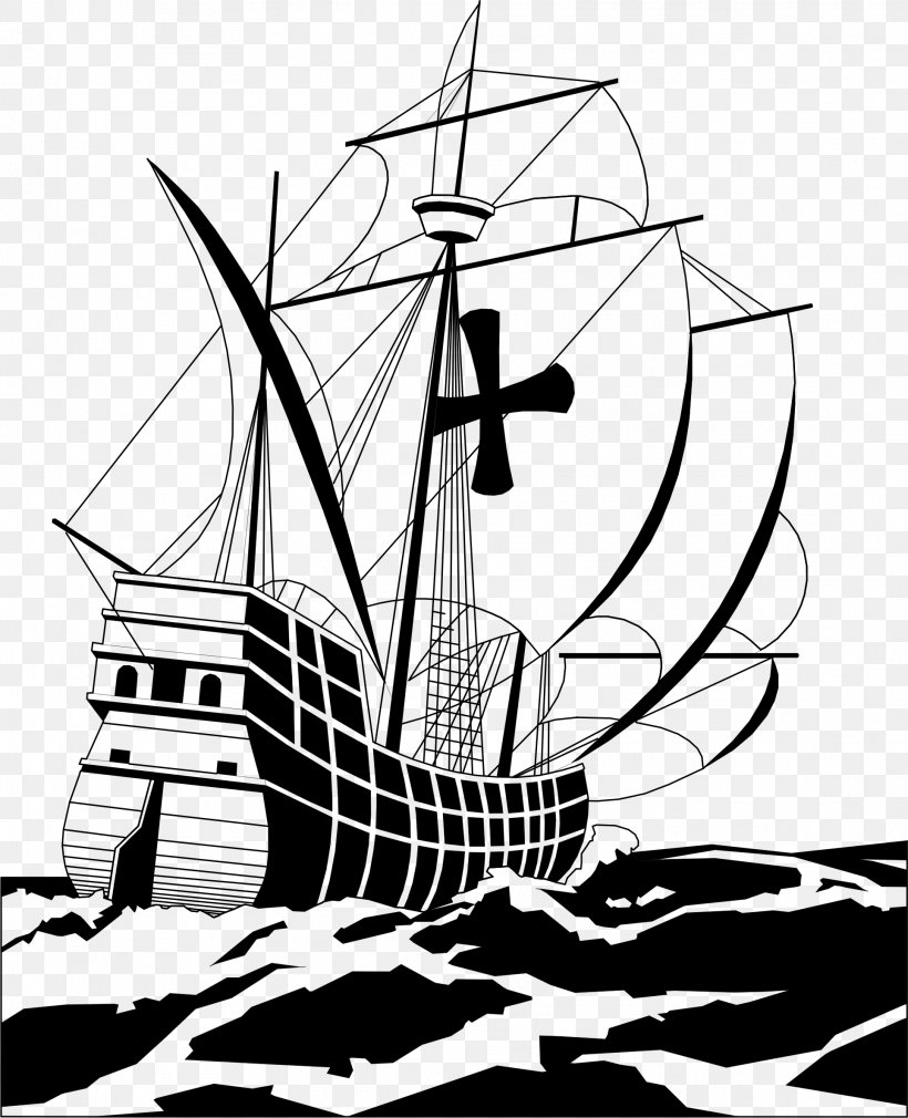 Sailing Ship Indian Captive: The Story Of Mary Jemison Clip Art, PNG, 1929x2378px, Sailing Ship, Artwork, Barque, Black And White, Boat Download Free