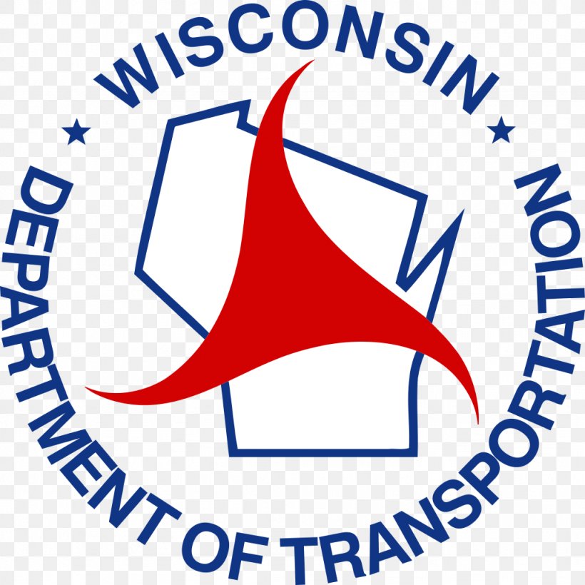 Wisconsin Department Of Transportation U.S. Department Of Transportation Department Of Motor Vehicles Hiawatha Service, PNG, 1024x1024px, Wisconsin, Area, Blue, Brand, Bridge Download Free