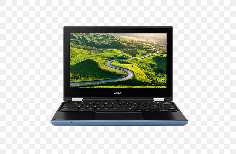 Laptop Intel Celeron Acer Chromebook R 11 CB5-132T, PNG, 536x536px, Watercolor, Cartoon, Flower, Frame, Heart Download Free