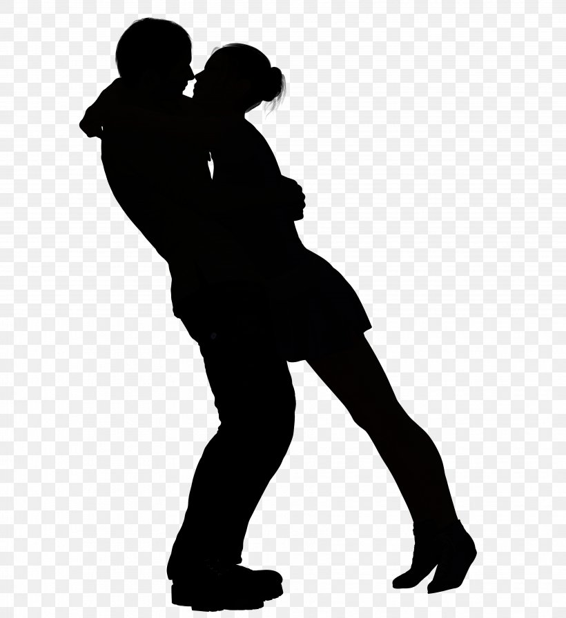 Silhouette Couple Woman, PNG, 3657x4000px, Silhouette, Arm, Black, Black And White, Couple Download Free