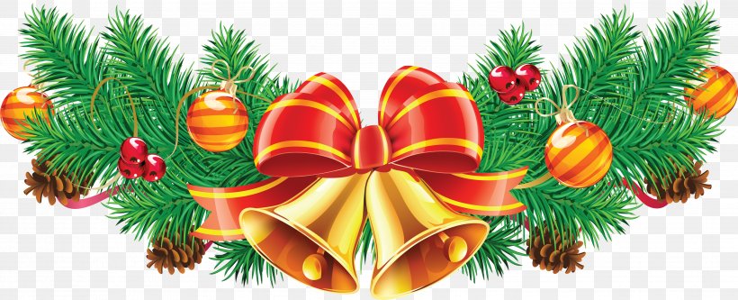 Christmas Ornament Clip Art, PNG, 3503x1424px, Christmas, Branch, Christmas And Holiday Season, Christmas Card, Christmas Decoration Download Free