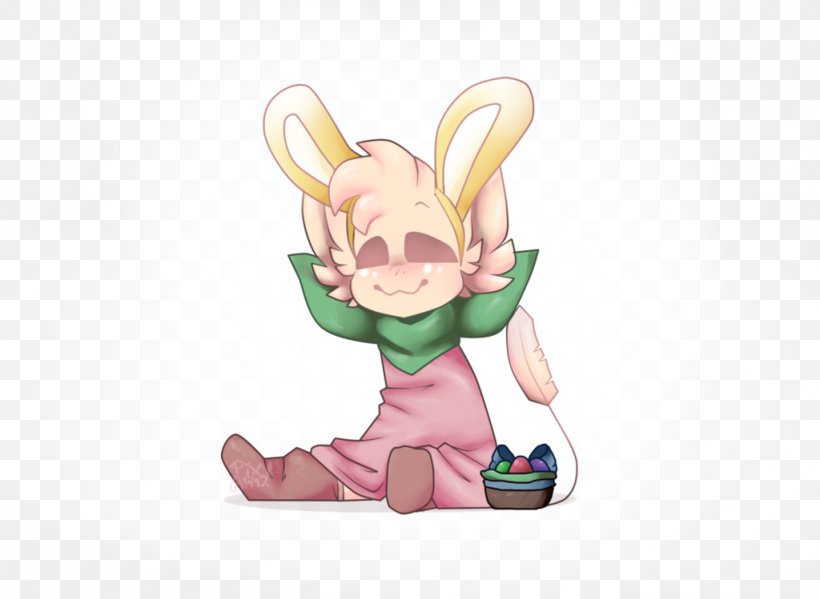 Rabbit Easter Bunny Pink M Figurine, PNG, 1024x749px, Rabbit, Cartoon, Ear, Easter, Easter Bunny Download Free
