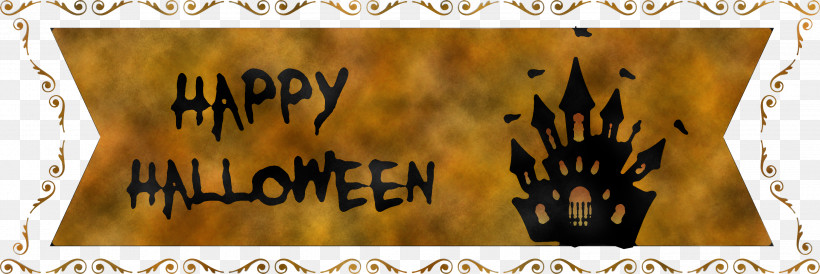 Happy Halloween Banner, PNG, 3000x1006px, Happy Halloween Banner, Banner, Meter, Poster Download Free