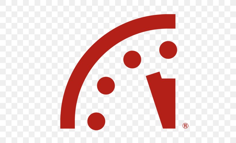 Doomsday Clock Bulletin Of The Atomic Scientists 2 Minutes To Midnight Global Catastrophic Risk Climate Change, PNG, 500x500px, 2017, Doomsday Clock, Area, Brand, Bulletin Of The Atomic Scientists Download Free