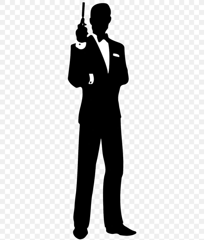 James Bond Film Series Logo, PNG, 288x965px, James Bond, Black And White, Daniel Craig, Fictional Character, Gentleman Download Free