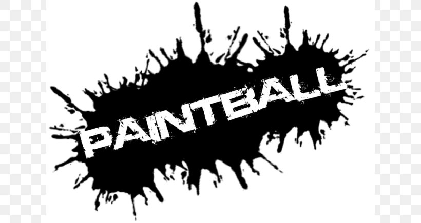 Logo Paintball Font Letter, PNG, 640x435px, Logo, Black, Black And White, Brand, Letter Download Free