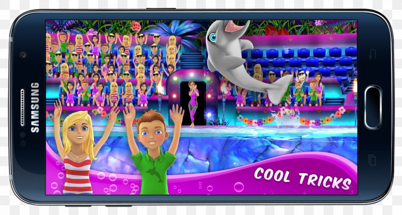 My Dolphin Show Gemmy Lands Android Punch Hero, PNG, 1269x682px, My Dolphin Show, Android, Display Device, Electronics, Gadget Download Free