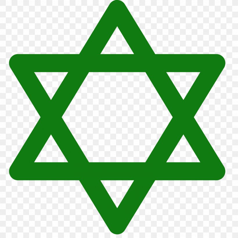 Star Of David Judaism Jewish Symbolism Hexagram, PNG, 1600x1600px, Star Of David, Area, Brand, David, Green Download Free