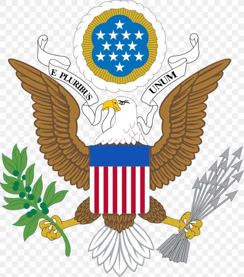 Great Seal Of The United States Coat Of Arms Crest, PNG, 1000x1137px, United States, American Eagle Outfitters, Art, Bald Eagle, Beak Download Free