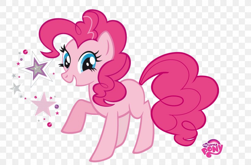 Pinkie Pie Rarity Twilight Sparkle Pony Sticker, PNG, 1046x690px, Watercolor, Cartoon, Flower, Frame, Heart Download Free