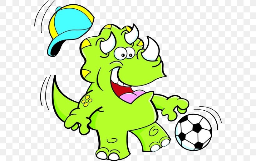 Triceratops Dinosaur Football Clip Art, PNG, 600x518px, Triceratops, Area, Art, Artwork, Ball Download Free