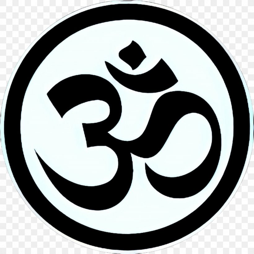 Om Ganesha, PNG, 1000x1000px, Symbol, Blackandwhite, Buddhist Symbolism, Drawing, Emblem Download Free