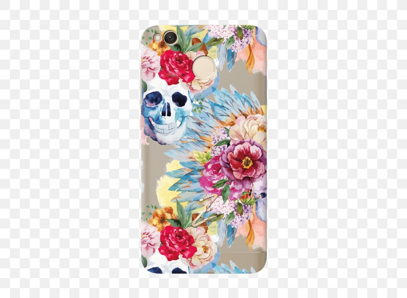 Towel Skull And Crossbones Floral Design Flower, PNG, 500x600px, Towel, Bathroom, Beach, Bed Sheets, Blanket Download Free