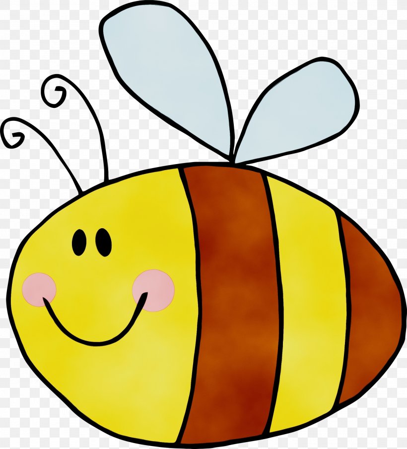 Cartoon Bee, PNG, 2178x2400px, Watercolor, Bee, Bumblebee, Cartoon, Drawing Download Free