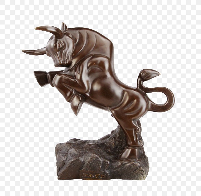 Charging Bull Wall Street Bronze Tang County Cattle, PNG, 800x800px, Charging Bull, Bronze, Bronze Sculpture, Bull, Cattle Download Free