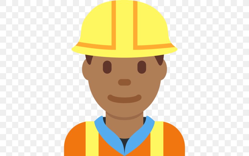 Laborer Human Skin Color Dark Skin Hard Hats Emoji, PNG, 512x512px, Laborer, Architectural Engineering, Boy, Bricklayer, Cap Download Free