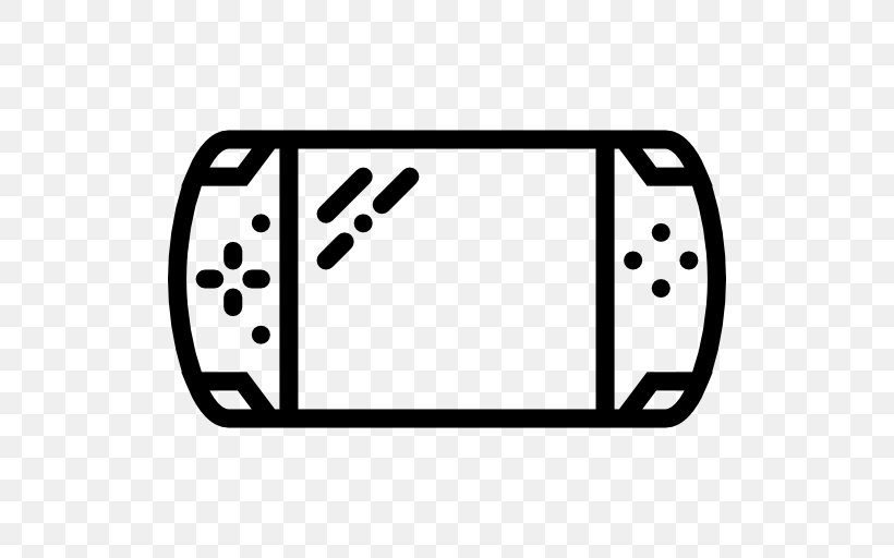 PlayStation Portable, PNG, 512x512px, Playstation, Area, Black, Black And White, Computer Download Free