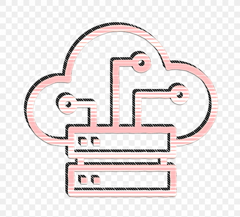 Server Icon Computer And Technology Icon, PNG, 1284x1164px, Server Icon, Line, Pink, Sticker, Symbol Download Free