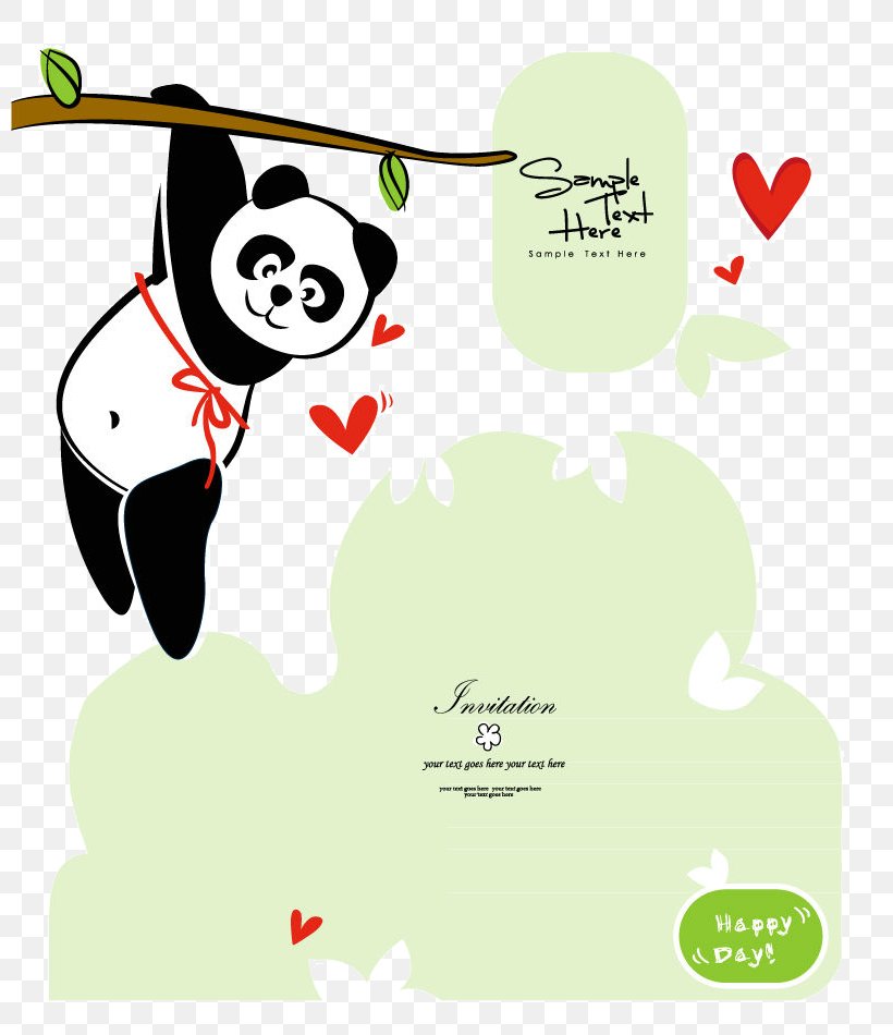 Giant Panda Cartoon Illustration, PNG, 800x950px, Giant Panda, Animation, Art, Cartoon, Cuteness Download Free