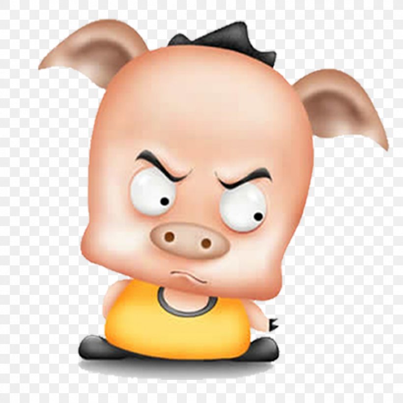 Domestic Pig Cartoon, PNG, 888x888px, Domestic Pig, Animation, Cartoon, Color, Copywriting Download Free