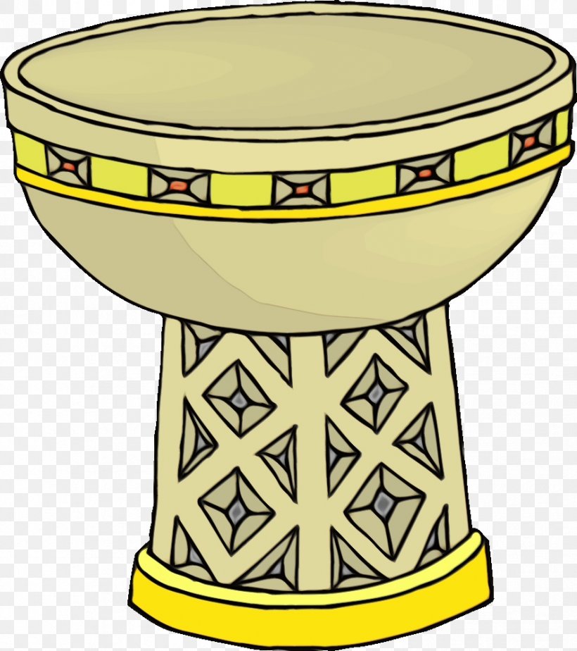 Drum Yellow Percussion Hand Drum Membranophone, PNG, 887x1000px, Watercolor, Drum, Goblet Drum, Hand Drum, Membranophone Download Free