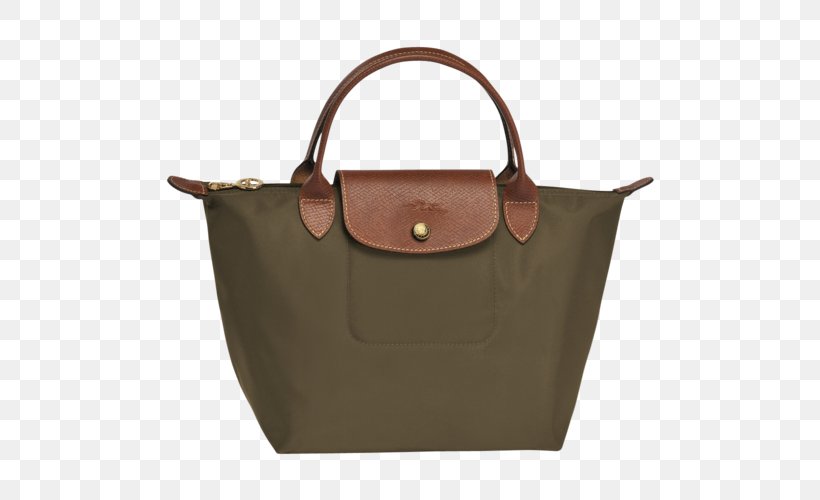 Longchamp Handbag Pliage Tote Bag, PNG, 500x500px, Longchamp, Backpack, Bag, Beige, Brown Download Free